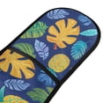 thumbnail image 2 of Dailycode Double Sided Oven Mitt with Loop Heat Resistant Kitchen Long Potholders 7" x 35" Pineapple and Tropical Leaf, 2 of 6