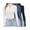 Black/White/Blue, variant on Women's 3 Pack Turtleneck Shirts Long Sleeve Mock Tops Lightweight Basic Layering Thermal