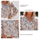 thumbnail image 1 of Blusas de manga acampanada para mujer, blusa de gasa con cuello en V, blusas de manga larga para mujer, blusa de manga larga con estampado floral Características mejoradas, 1 of 9
