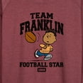 thumbnail image 3 of Peanuts - Team Franklin - Women's Lightweight French Terry Long Sleeve Shirt, 3 of 6