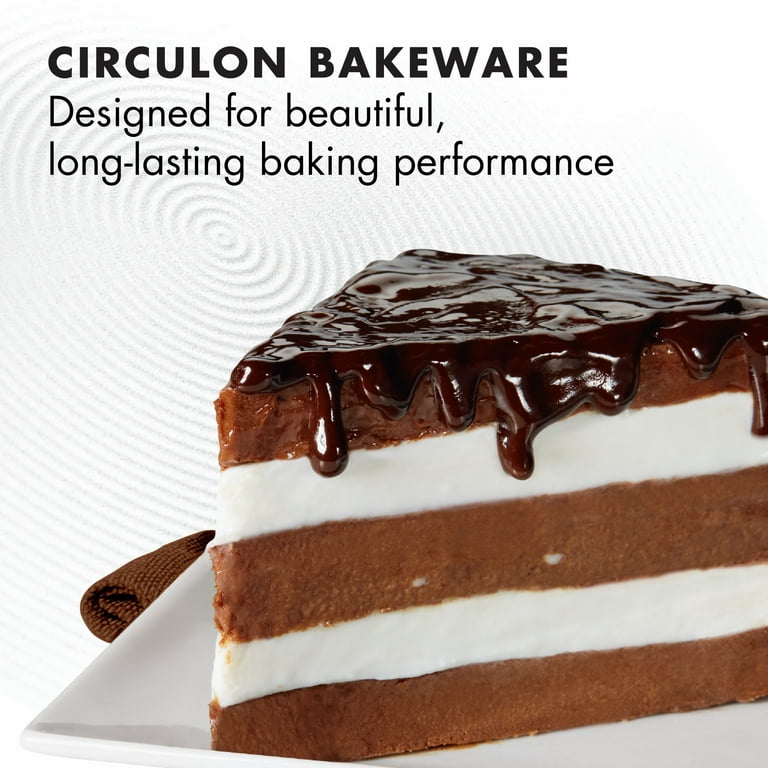  Circulon Nonstick Bakeware Nonstick Baking Pan / Nonstick Cake  Pan, Square - 9 Inch, Brown: Home & Kitchen