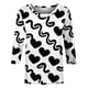 thumbnail image 5 of Xuyuer 3/4 Sleeve Round Neck Top - Women's Versatile 3/4 Sleeve Casual Shirt for Layered Spring Outfits, Transitional Season Styling & Effortless Daily Wardrobe Essential, 5 of 8