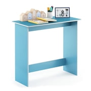 Furinno Simplistic Parsons Study Table, Light Blue/White