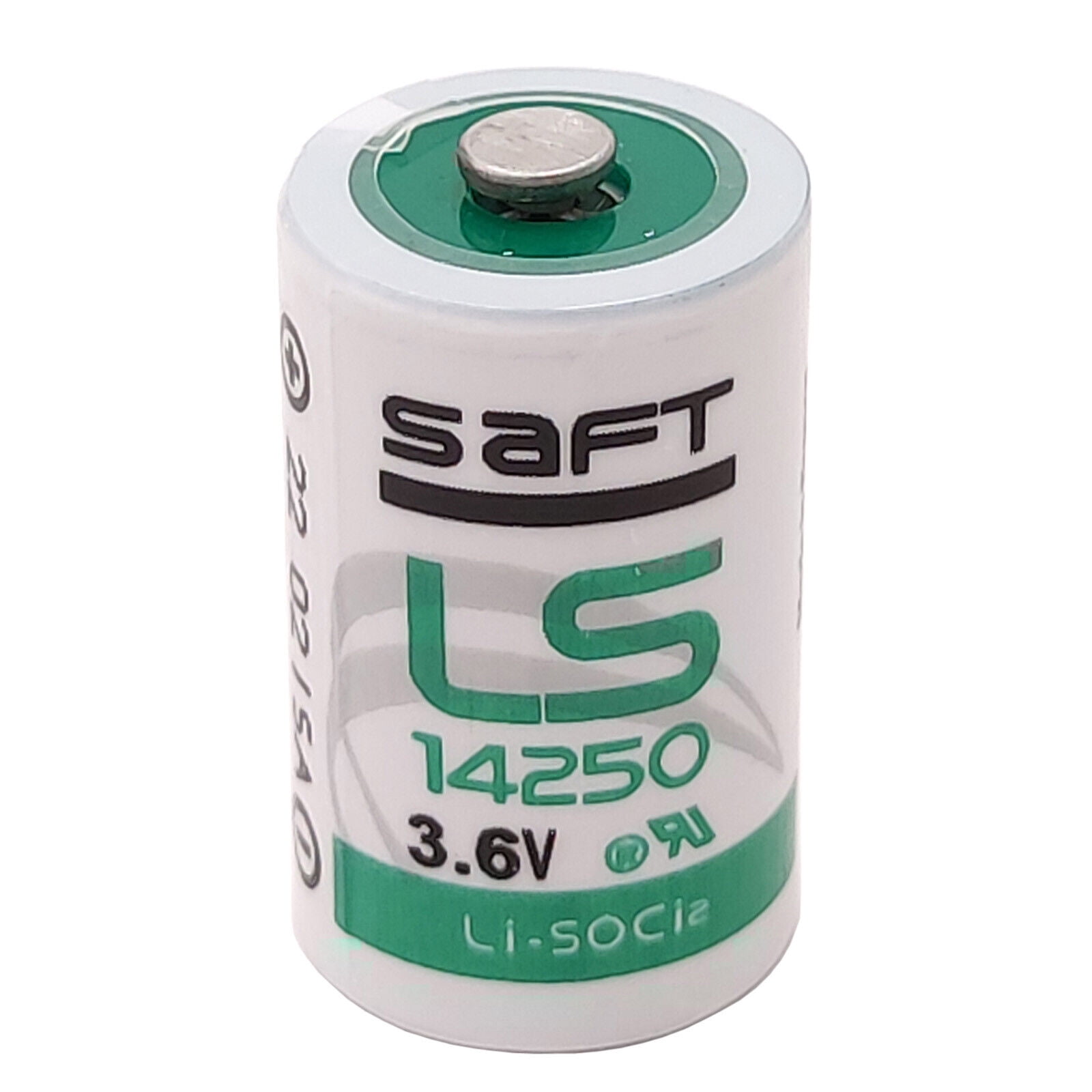 100Pcs Batteries For Saft ls14250 3.6v Lithium Thionyl Chloride 1/2 AA Battery 1200mAh