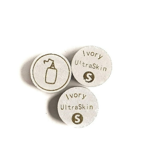 UltraSkin (Ivory) Layered Cue Tips (Soft) Pool Cue Tip Billiards 14mm