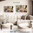 thumbnail image 4 of Elephant Stock Butterfly And Buddha Wall Art - Horizontal Multi Panel Canvas - Living Room Wall Decor - Religion And Spirituality Multi Panel - Blue And Pink Decor - 38" x 24", 4 of 8