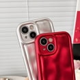 thumbnail image 4 of Funda para teléfono iPhone 15, con forma de ondas onduladas, 4 of 6