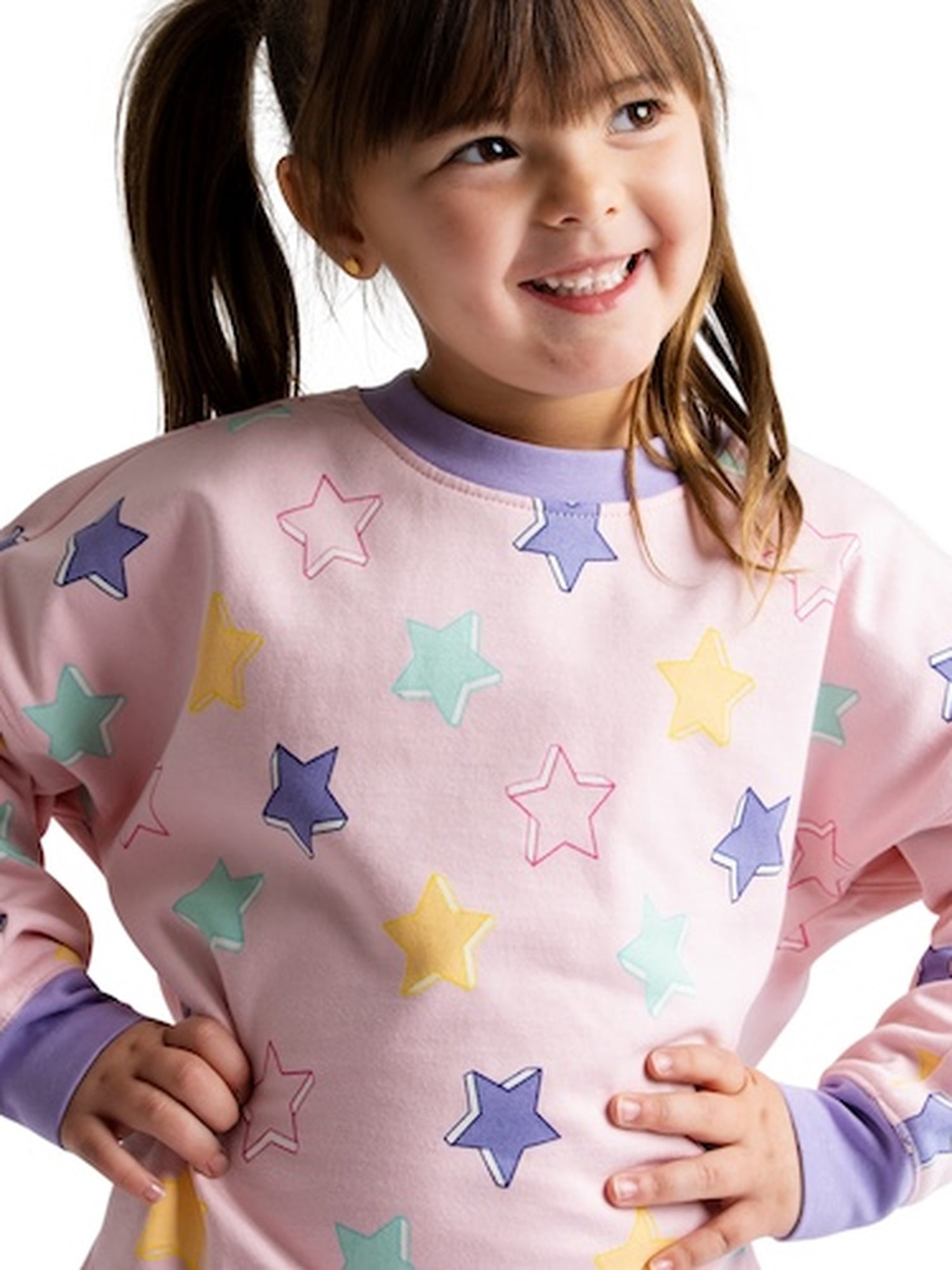 M+A by Monica + Andy, Organic Cotton Sporty Sweatsuit, Sizes 12-18M - 5T
