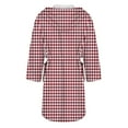 thumbnail image 5 of Women's Fleece Plush Robe Long Warm Plush Bathrobe Loungewear Jacket Printed Comfort Robe, 5 of 5