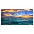 thumbnail image 2 of Exotic Tropical Beach at Sunset - Modern Seashore Canvas Art, 2 of 3