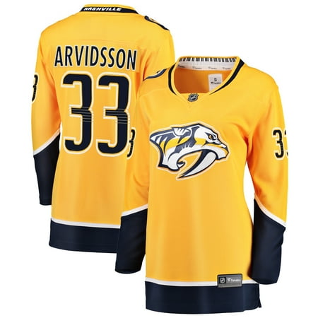 Nashville Predators Hockey Jersey - Viktor Arvidsson Nashville Predators Fanatics Branded Women's Breakaway Player Jersey - Gold