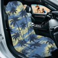 thumbnail image 2 of Uorisanigo Car Seat Towel Cover Protector Sweat Proof Portable Summer Coconut Tree Front Seat Protector Car Accessories Sweat Towel Bucket Seat Covers Universal for Auto Truck Van SUV, 2 of 8