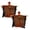 (A194 Beige 19.69x17.72x1.97" 2Pack), variant on 2Pcs Halloween Decoration With Bow Tie Hanging Pumpkin Head With Top Hat Outdoor & Indoor (19.7X17.7" Orange/Gray) Hangs