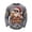 Gray, variant on Christmas Sweatshirts for Men Vintage Santa Sweatshirt Plus Size Retro Graphic Tops Waffle Knit Crew Neck Long Sleeve Shirt Christmas Gift for Men White L