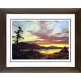 thumbnail image 1 of Frederic Church "A Sunset" – Hudson River School Framed Print (30" by 24"), 1 of 3