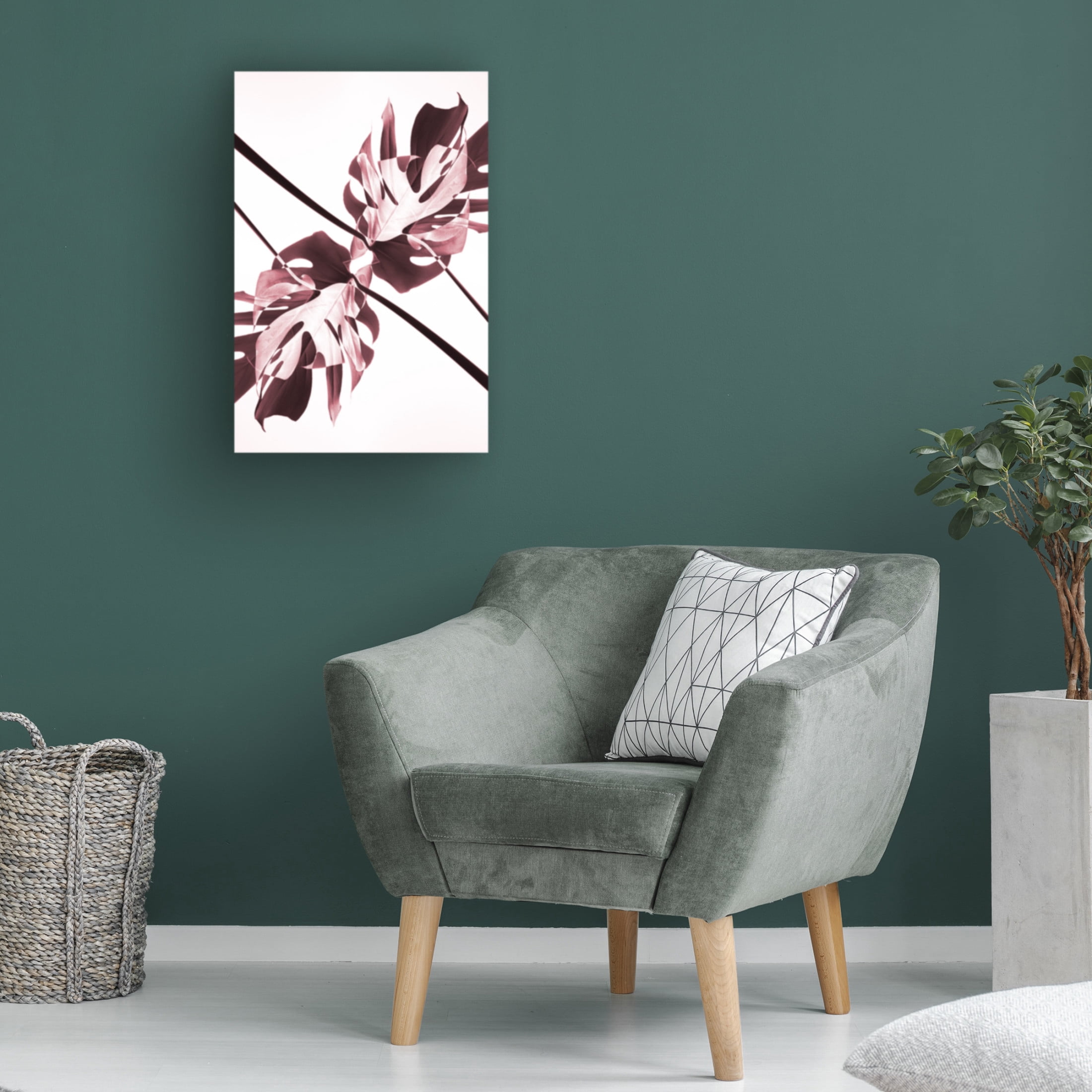 Trademark Fine Art Pictufy Studio Monstera Kaleidoscope 02 Canvas Wall Art