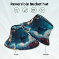 thumbnail image 2 of Salouo Fantasy Underwater Adventure Print Unisex Bucket Hat, Outdoor Summer Beach Fishing Sun Hat Fun Outdoor Vacation Hat for Men Women Teens,Reversible Double-Side-Wear, 2 of 6