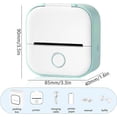 thumbnail image 4 of Doodle Dash Printer, Doodle Dash Pocket Printer, Mini Pocket Printer, Printago Inkless Printer, 2023 New Portable Instantly Sticker Printer, DIY Scrap, 4 of 5