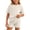 Beige, variant on Girls Outfit Sets Short Sleeve, Summer 2 Piece Casual T-shirts and Shorts Sets Pink Size 12