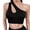 Black-w, variant on Sports Bras for Women One Shoulder Asymmetric Racerback Bra High Support Yoga Running Workout Seamless Bras for Women XL