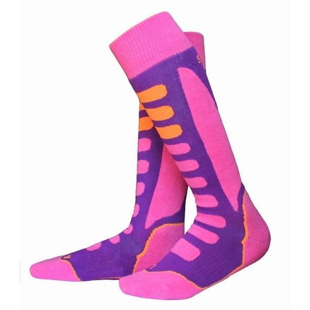 par de calcetines de esquí para niños, cálidos, para la nieve, para invierno, largos hasta la rodilla, para snowboard y patinaje, para niños y niñas.