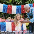 thumbnail image 3 of Topboutique Red Blue White Metallic Foil Fringe Garland 2 Packs 10 Feet Tinsel Fringe Banners Parade Floats Hanging Foil Fringe Streamers Banner for 4th of July Memorial Patriotic Day Party Decor, 3 of 7