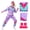 Purple, variant on 80s 90s Shell Suit Costume Men Women Retro Tracksuit 1980s Fancy Dress Halloween Costumes Festival Outfit for Adults