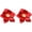 Red, variant on Bohemian Flower Stud Earrings for Women Fashion Elegant Handmade Colorful Flower Shaped Daisy Earrings Layered Floral Petal Stud Earring Personalized Statement Ladies Jewelry