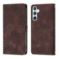 thumbnail image 2 of Compatible with Samsung Galaxy A54 5G Classic Embossed PU Leather Case with Card Holder Shockproof Cover, 2 of 5