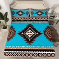 thumbnail image 2 of Manfei Bohemian Aztec Twin Sheet Sets 3pcs for Children Teens Adults,Exotic Style Twin Fitted Sheet Microfiber,Hippie Tribal Breathable Flat Sheet,Ultra Soft Home Decor, 2 of 7