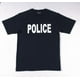Rothco T-Shirt de Police à 2 Côtés - Noir, Grand – image 2 sur 2