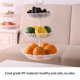 thumbnail image 5 of Injueey Bandeja de frutas, de aperitivos de 3 capas, soporte para postres y magdalenas, estante de comida desmontable hueco para sala de estar Almacenamiento y organización del hogar Injueey HA002838-00, 5 of 6