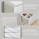 thumbnail image 5 of Cajonera, Cajonera para Recamara, Cómoda de 5 Cajones, Blanco Moderna Cómoda de Almacenamiento 30 Pulgada, Clóset Almacenamiento Blanco con 5 Cajones 75x40x114.5CM, 5 of 6