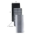 thumbnail image 2 of 3 Pack Dish Cloth Set Grey Plaid, 2 of 3