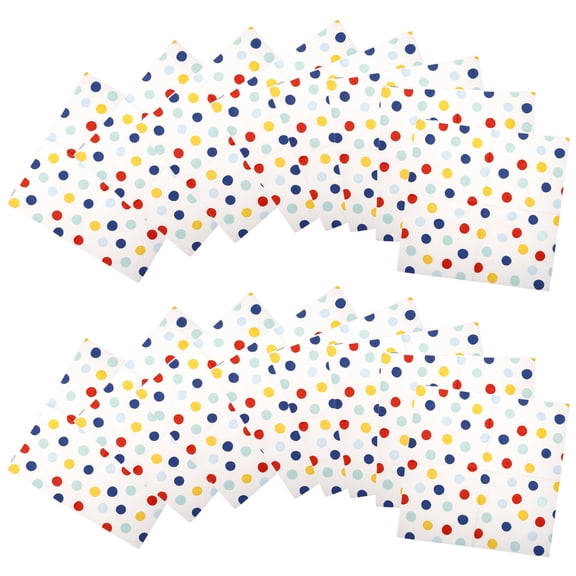 DRAFIDEEP Colorful Dots Pattern Paper Napkins 20Pcs Suitable for Summer Parties Dining Table