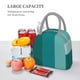 thumbnail image 5 of Balery Teal Color Bolsa de Almuerzo para Mujeres, Caja de Almuerzo, Bolsa de Almuerzo Pequeña Impermeable, Tote de Almuerzo Reutilizable con Gran Capacidad, 5 of 6
