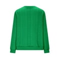 thumbnail image 3 of Craaazy Womens Shirts Half Zip Sweatshirts Long Sleeved Crew Neck Solid Color Top Gifts, 3 of 7