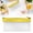 White*1+Yellow*1, variant on Dusknt Clear Pancil Pouch with Zipper, Transparent Zipper Pouch Bags, Multi-Purpose Zippered Pan Hrs)Older Pancil Case, Cosmetic Makeup Bag for Stationery Clasroom Ofice Organizer, 2 Pc