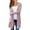 Pink, variant on FOLUNSI Women's Hooded Long Sleeve Open Front Cardigan Long Sweaters with Pockets S-XL