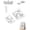 White, variant on Modern 2-in-1 LED Ceiling Fan Light, Twin Window Fans for Home Bedroom, Double Head Ceiling Fan LED Light, Remote Control, Adjustable Angle, Quiet Copper Motor, Easy Install(White)