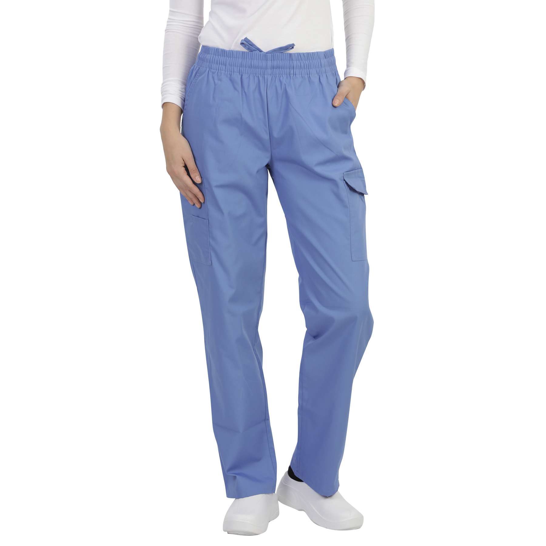 MAZEL UNIFORMS WOMENS SCRUB PANTS ELASTIC WAIST AVAILABLE IN REGULAR