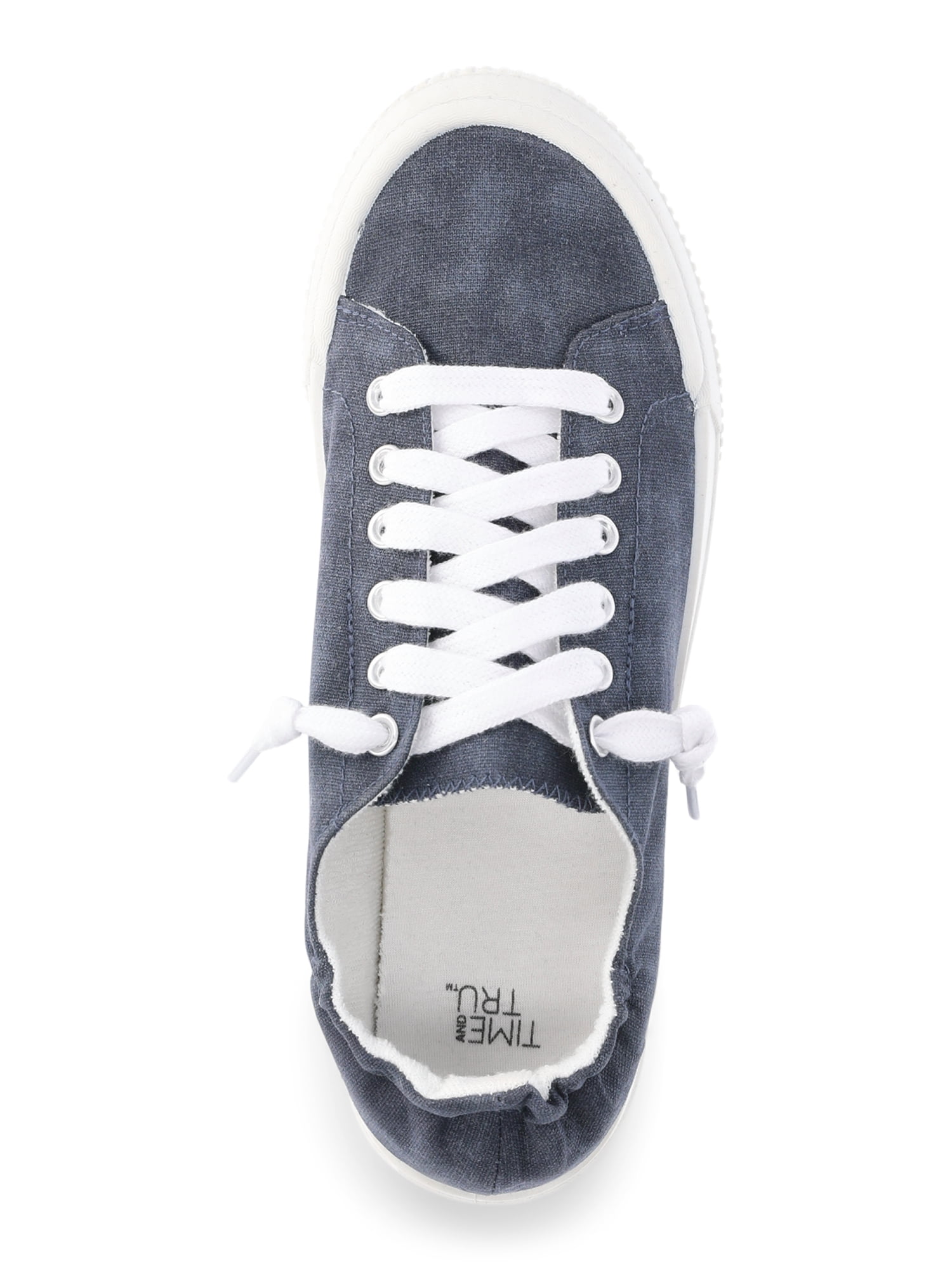 Time and Tru Women's Scrunchback Sneakers, Wide Width Available