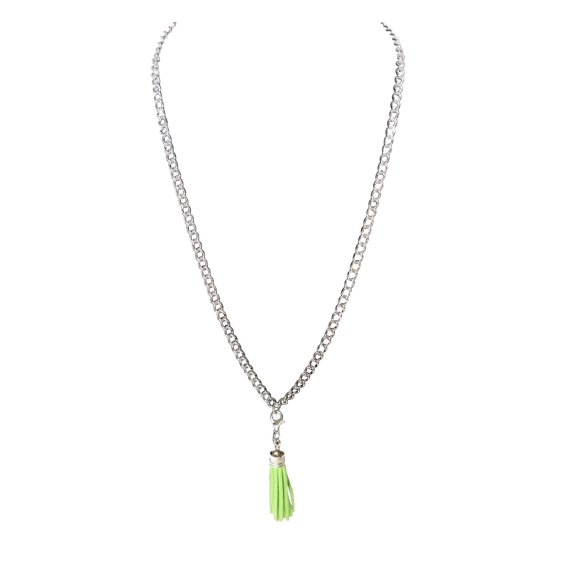 Zipper Genie with Suede Tassel - Zipper Puller to Zip up Dresses and Boots (Green)