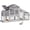AIR32-D (73.4"L x 27.9"W x 43.2"H), variant on Aivituvin 83" Large Mobile Chicken Coop with Wheels & Run for 4-6 Chickens, Wooden Chicken House Poultry Cage with Nesting Box for Outdoor, Gray