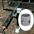thumbnail image 3 of Swivel Jack Pipe Mount 2000 to 8000 Lbs Metal Jack Welding Bracket,  Construction, Multipurpose Usage for Trailer, , RV, 3 of 7