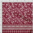 thumbnail image 1 of Soimoi Rayon Crepe Fabric Artistic Flower Panel Decor Fabric Printed Yard 46 Inch Wide, 1 of 3