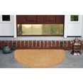 thumbnail image 4 of Nedia Home O2103 Tapis de Coco Robuste - 22 x 36 Po Demi-Ronde Sans Bordure- Plaine, 4 of 4