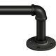 thumbnail image 1 of Barra de cortina Zeerobee, 120-240 cm, industrial, negra, envolvente, 1 of 9