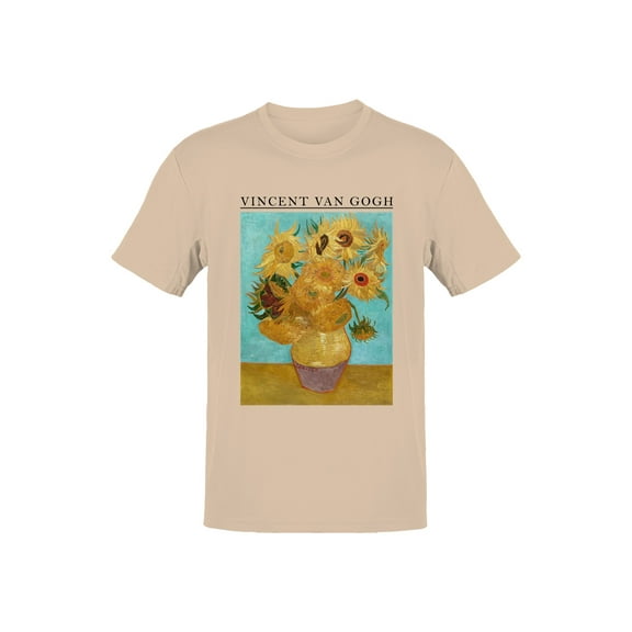 Sunflowers in a Vase by Van Gogh Men's T-shirt
