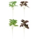 thumbnail image 1 of RomaMX 4pcs planta verde artificial Falso verde hojas de hojas para decoración (verde claro), 1 of 8